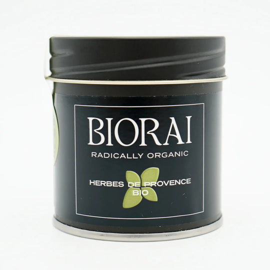 Boîte de Herbes de Provence Bio BIORAI, mélange d'herbes séchées en boîte métal