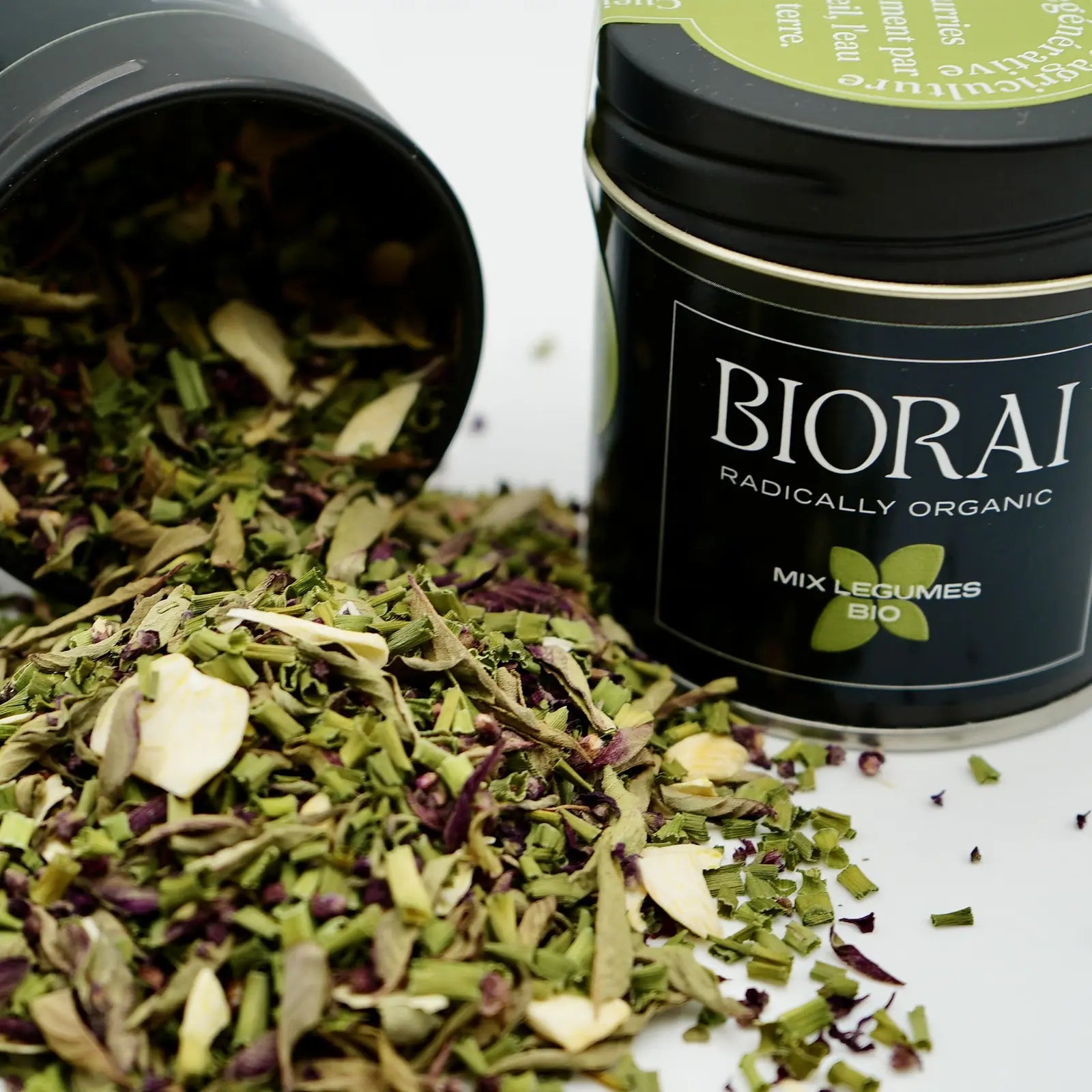 Épices bio pour légumes, basilic thaï, ail et ciboulette, Mix Légumes BIORAI