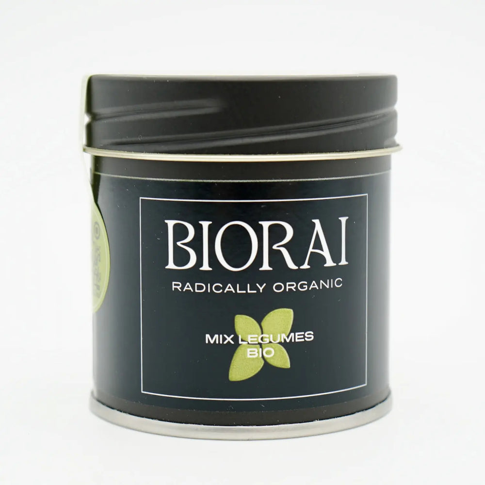 Boîte de Mix Légumes Bio BIORAI, épices bio pour légumes en boîte métal