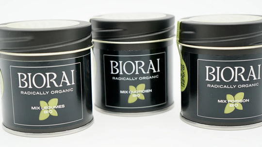Le Trio Essentiel en Cuisine BIORAI, coffret de 3 mélanges d'épices bio